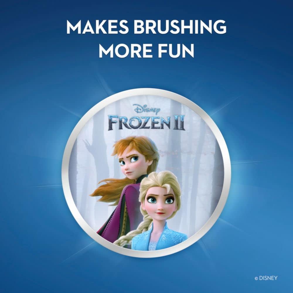 Oral-B Kids Frozen Battery Powered Toothbrush - Soft Bristles (3+ Years)