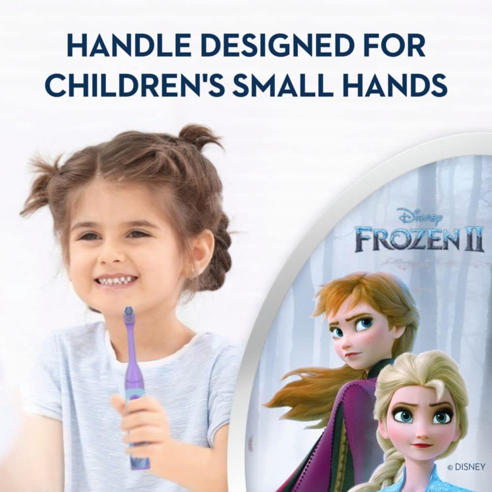 Oral-B Kids Frozen Battery Powered Toothbrush - Soft Bristles (3+ Years)