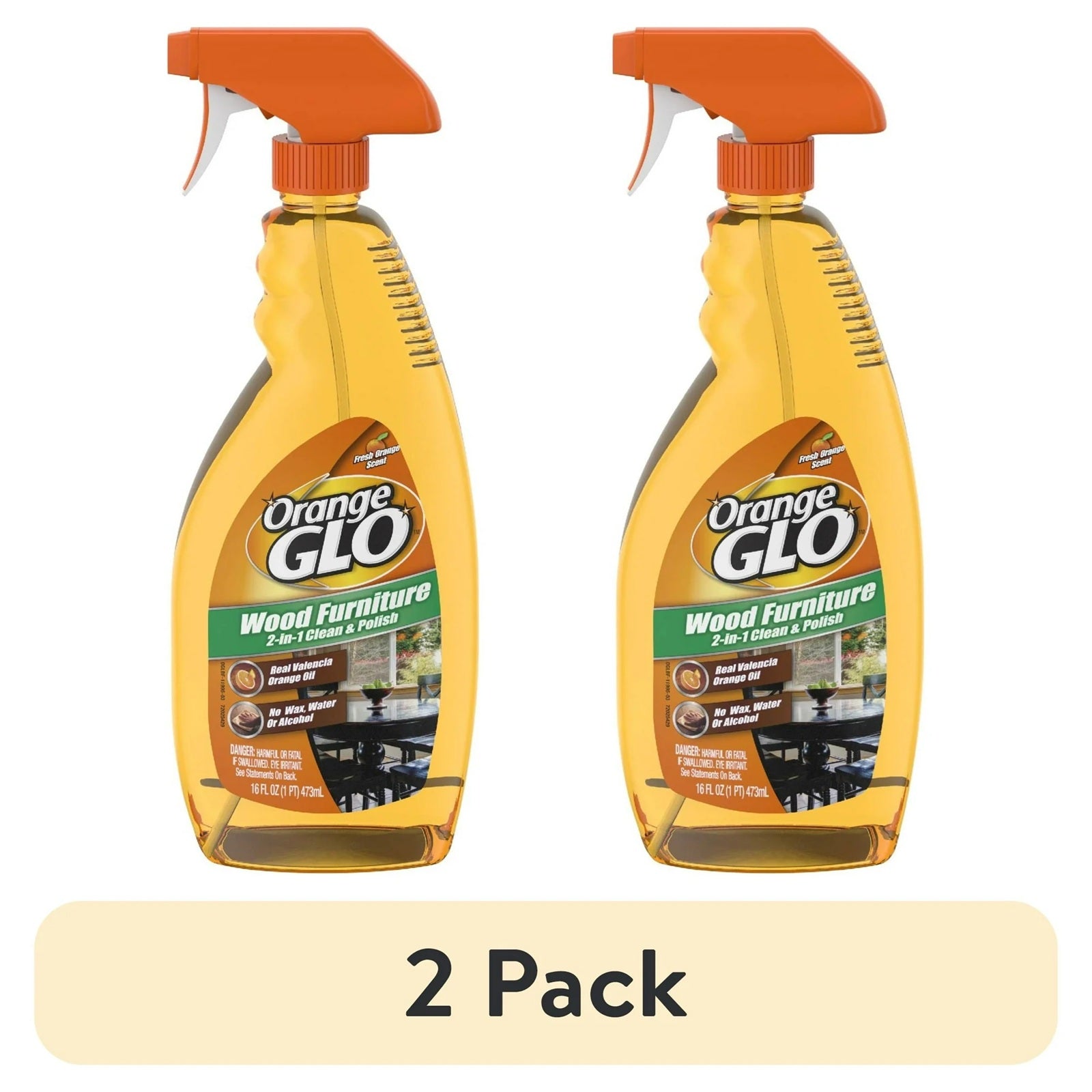 Orange Glo Wood Furniture Polish & Cleaner, 473 ml