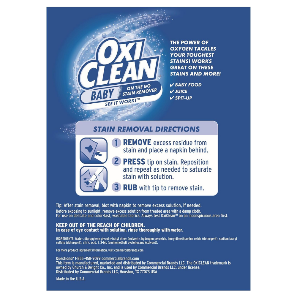 OxiClean Baby Stain Remover, 3 lb