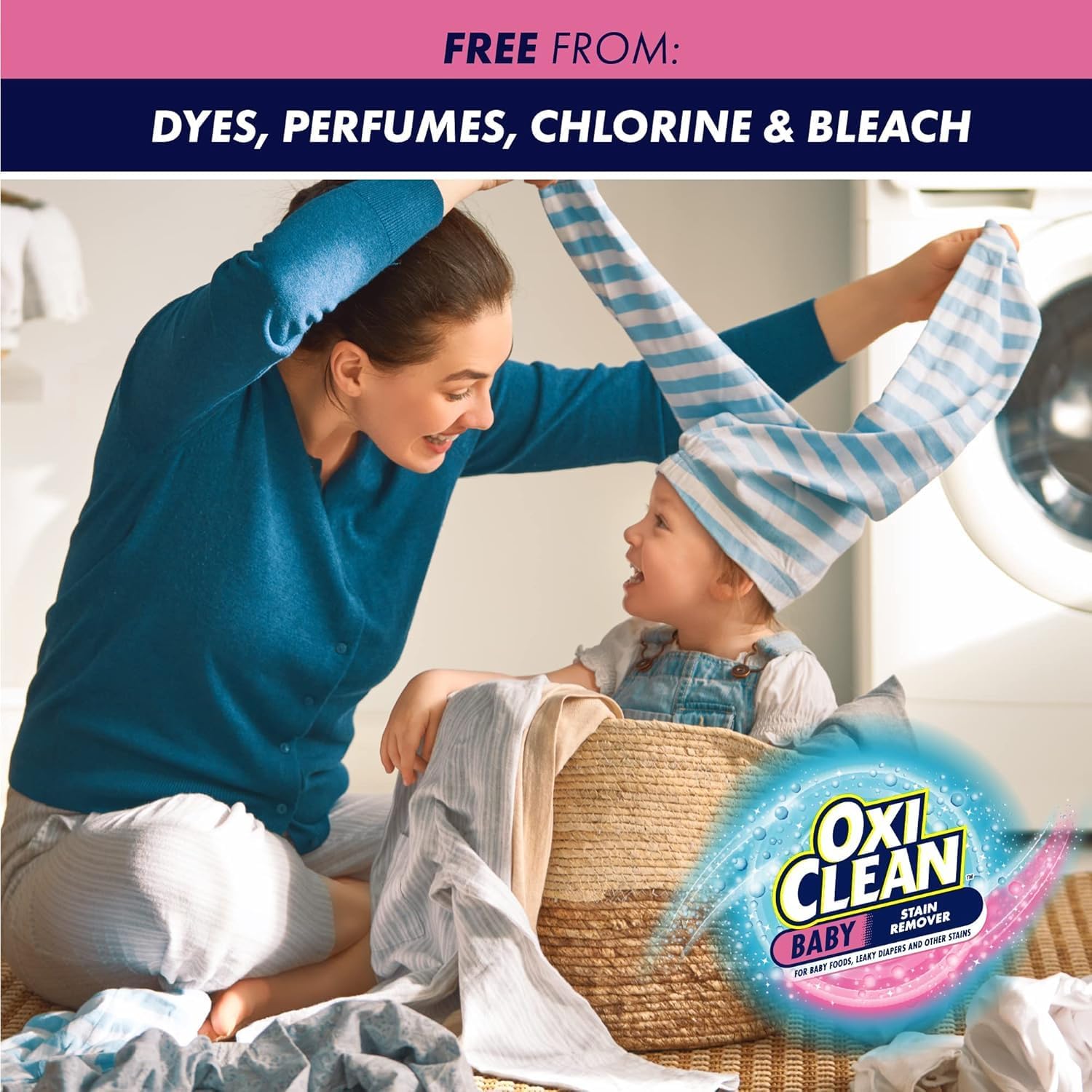 OxiClean Baby Stain Remover, 3 lb