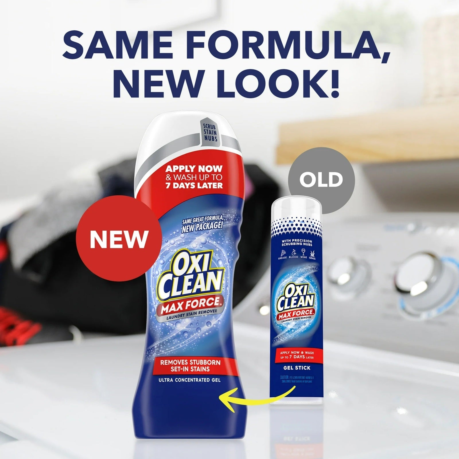 Oxiclean Max Force Laundry Stain Remover Gel Stick, 6.2 Oz