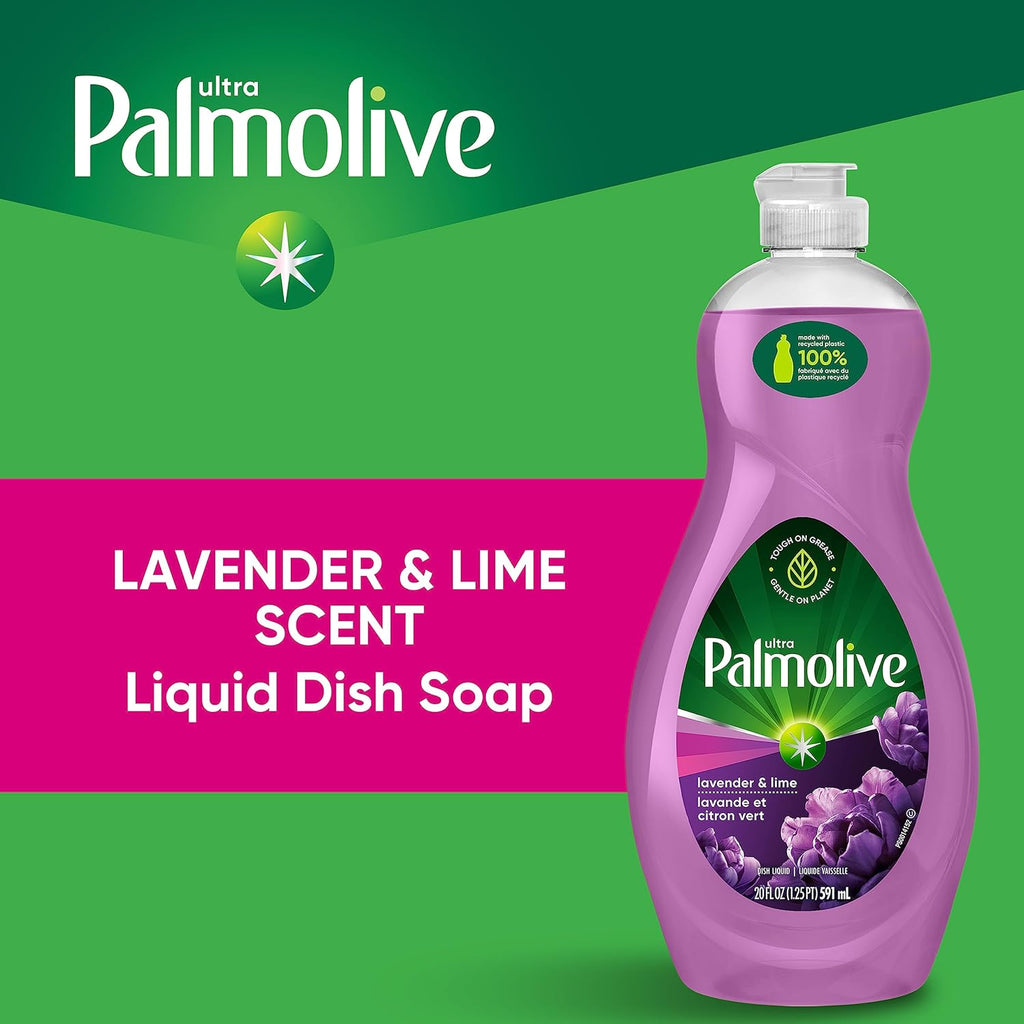 Palmolive Ultra Liquid Dish Soap- Lavender & Lime, 20 Oz