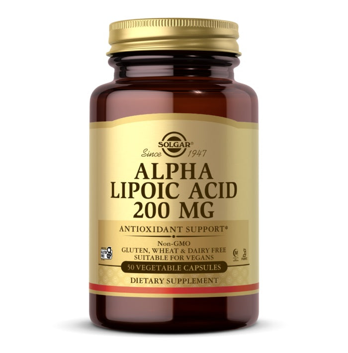 Solgar Alpha Lipoic Acid 200mg, 50 Capsules