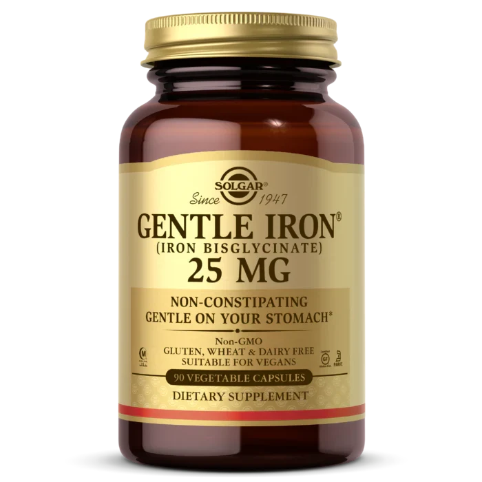 Solgar Gentle Iron 25mg, 90 Capsules