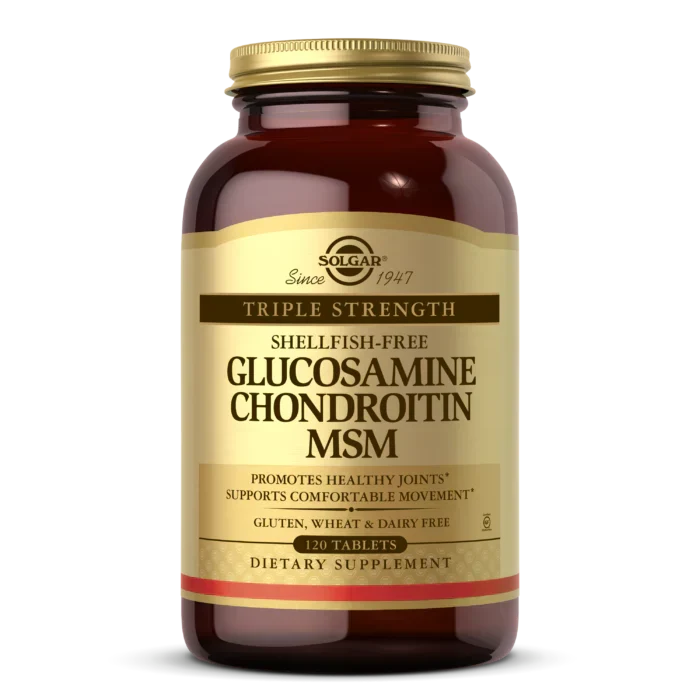 Solgar Glucosamine Acid Chondroitin MSM, 120 Tablets
