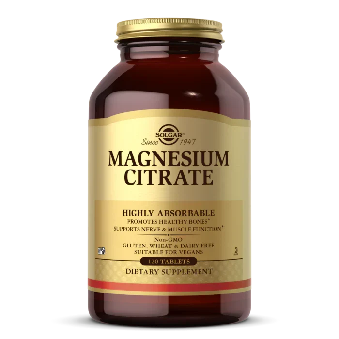 Solgar Magnesium Citrate, 120 Tablets