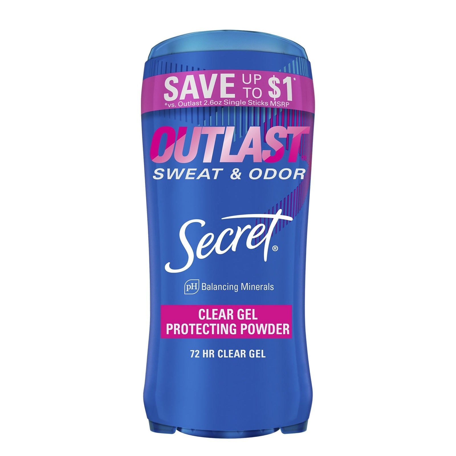 Secret Antiperspirant Deodorant for Women | Clear Gel Antiperspirant | 75ml