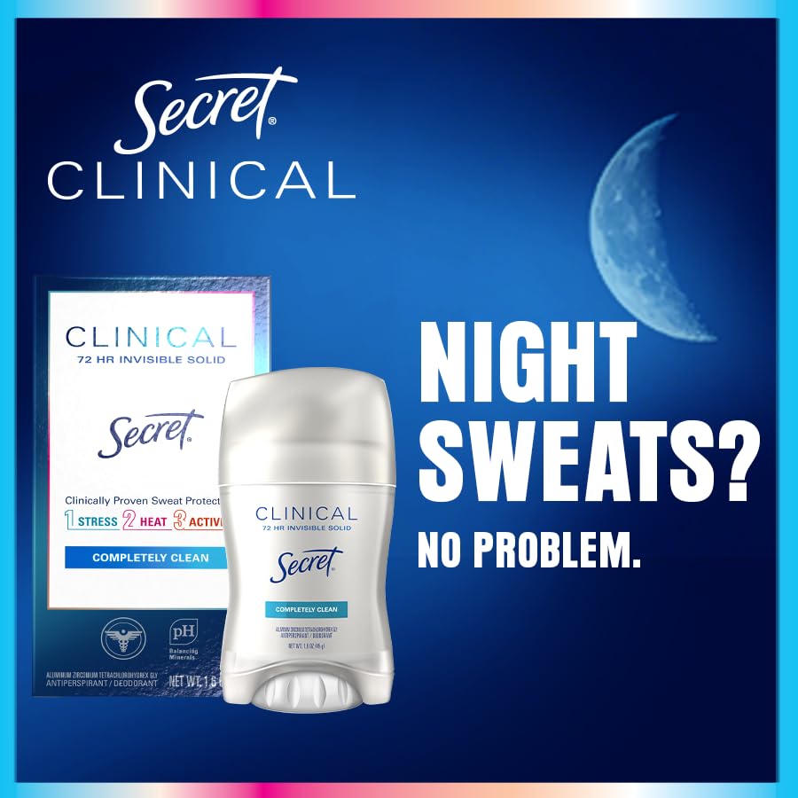 Secret Clinical Strength | Invisible Solid | 2.6 Oz