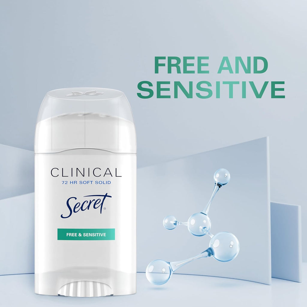 Secret Clinical Strength | Soft Solid | Unscented | 1.6 Oz