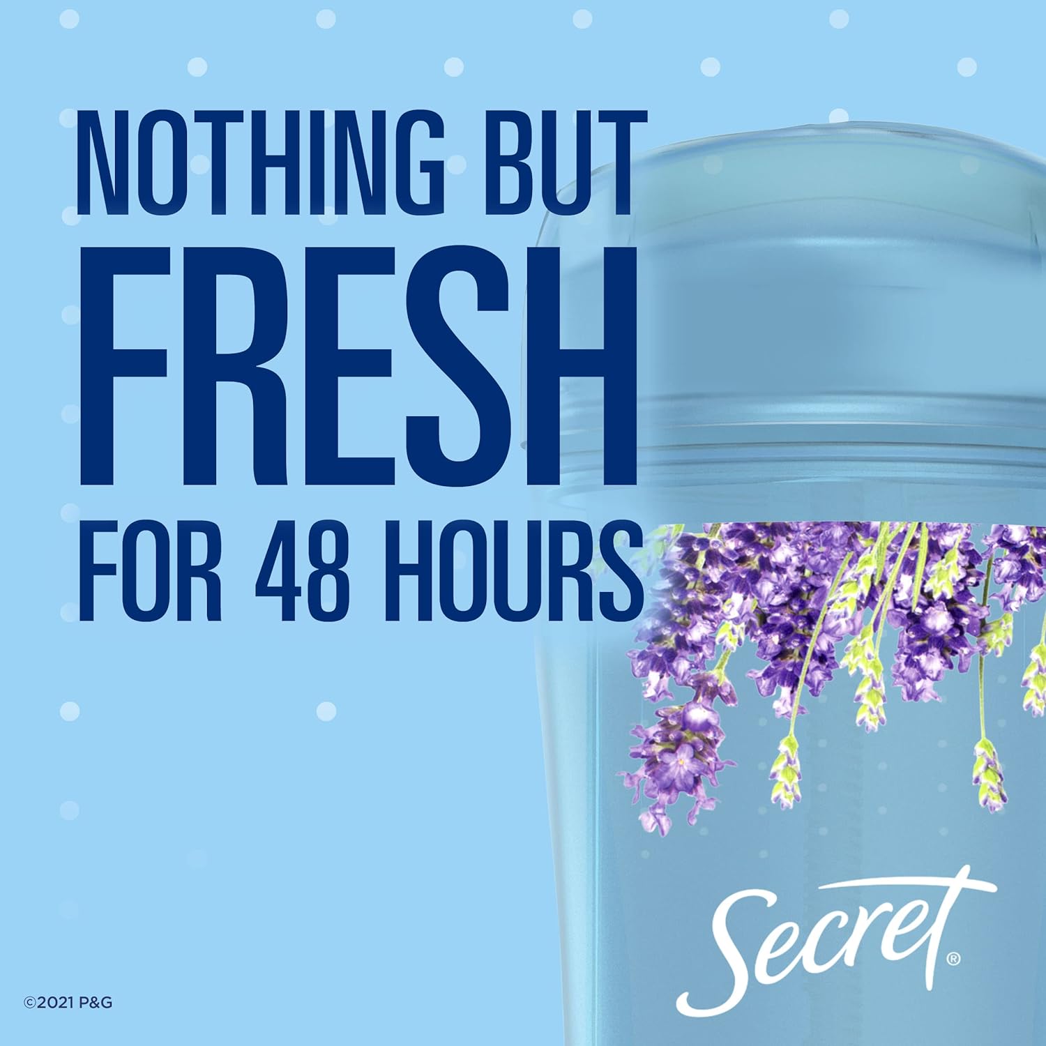 Secret Scent Lavender Gel Deodorant Sticks | 2.6 Oz | Pack of 6