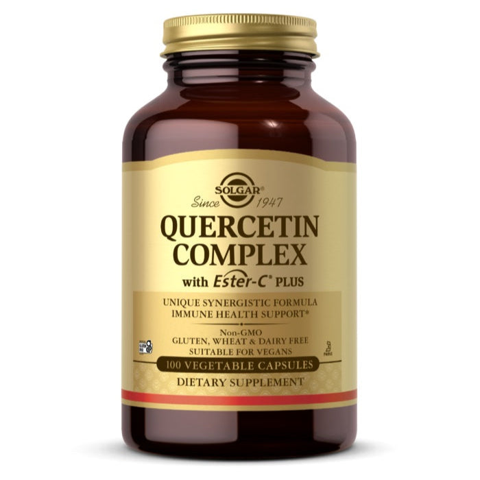 Solgar Quercetin Complex with Ester-C Plus, 100 Vegetable Capsules