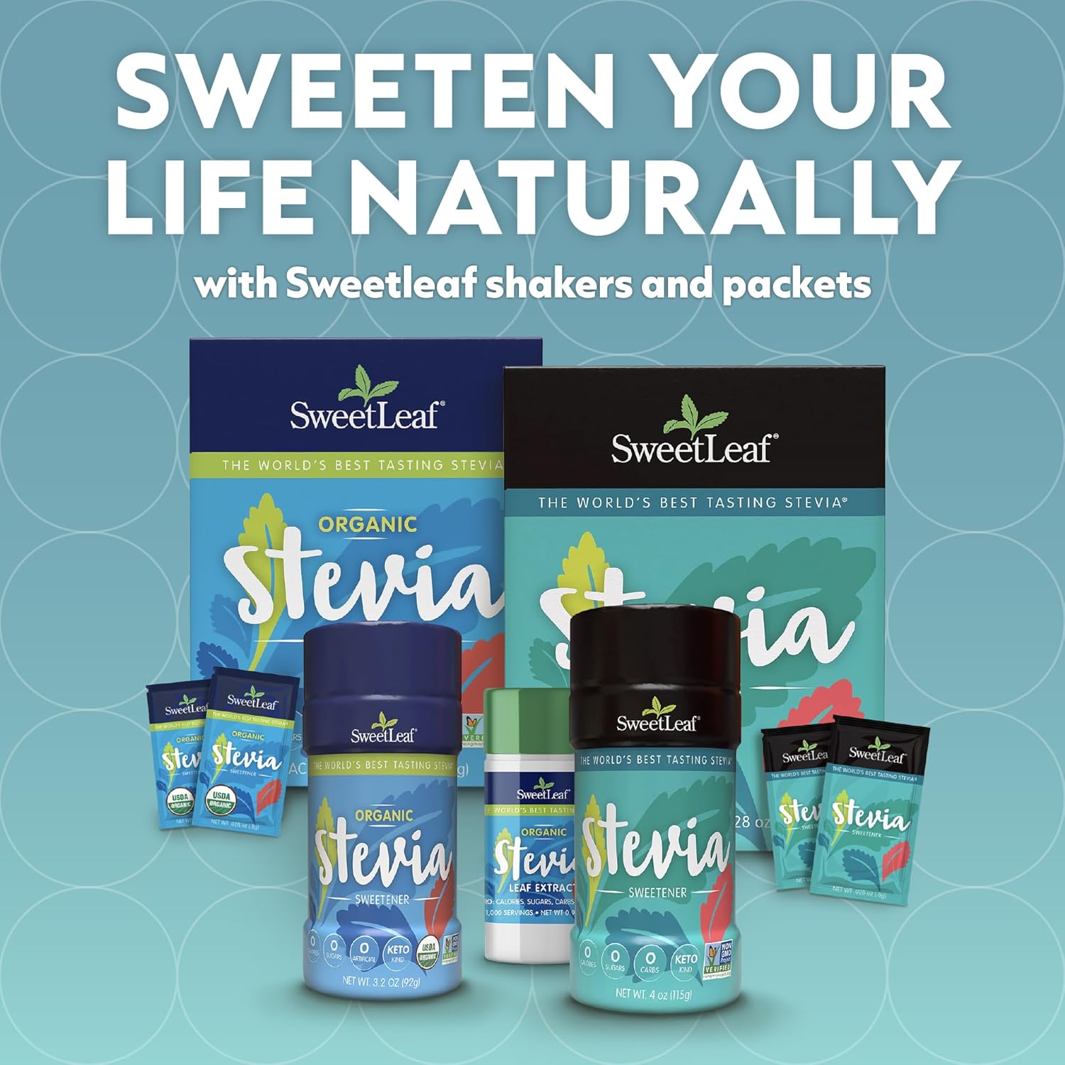 SweetLeaf Natural Stevia Sweetener (70 Count)