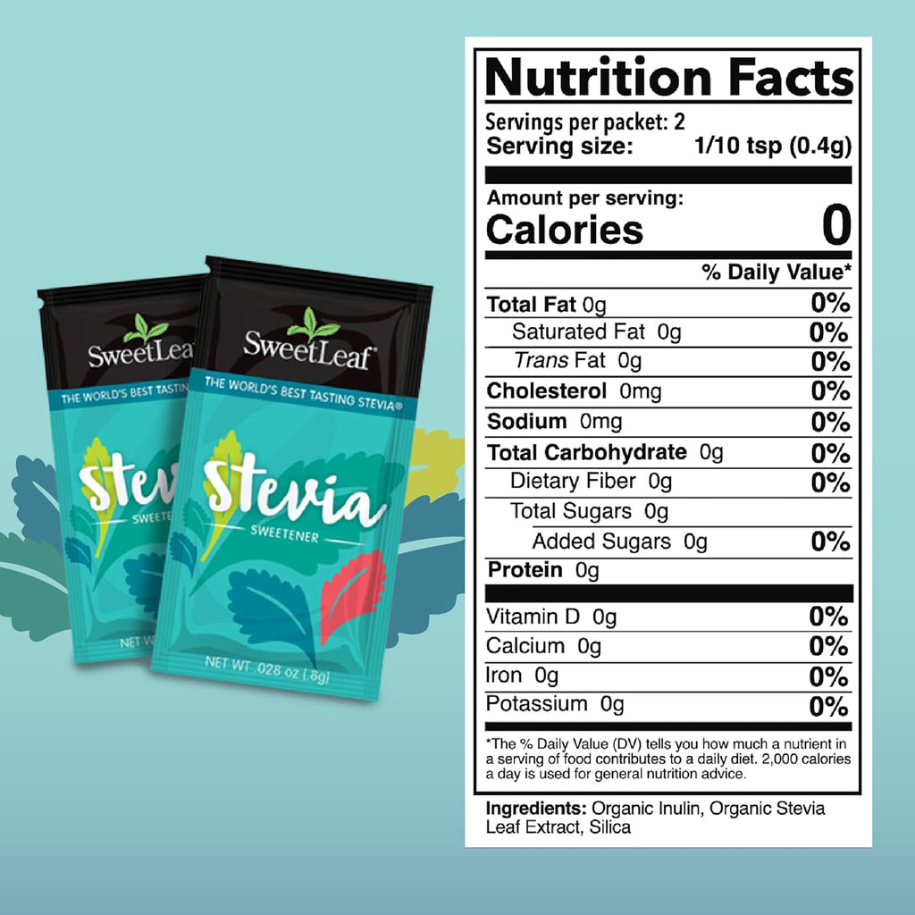 SweetLeaf Natural Stevia Sweetener (70 Count)