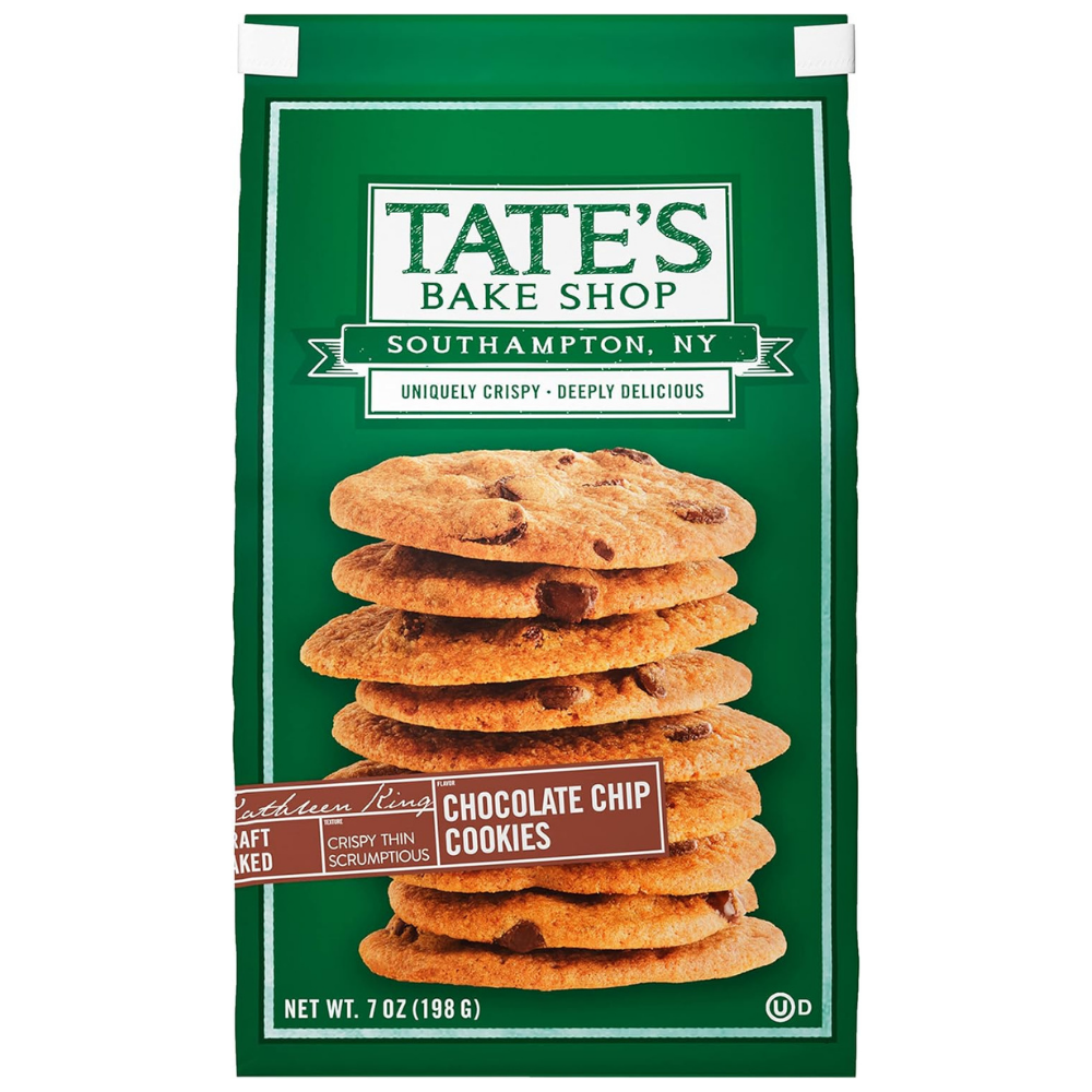 Tate's Bake Shop Chocolate Chip Cookies, 7 Oz