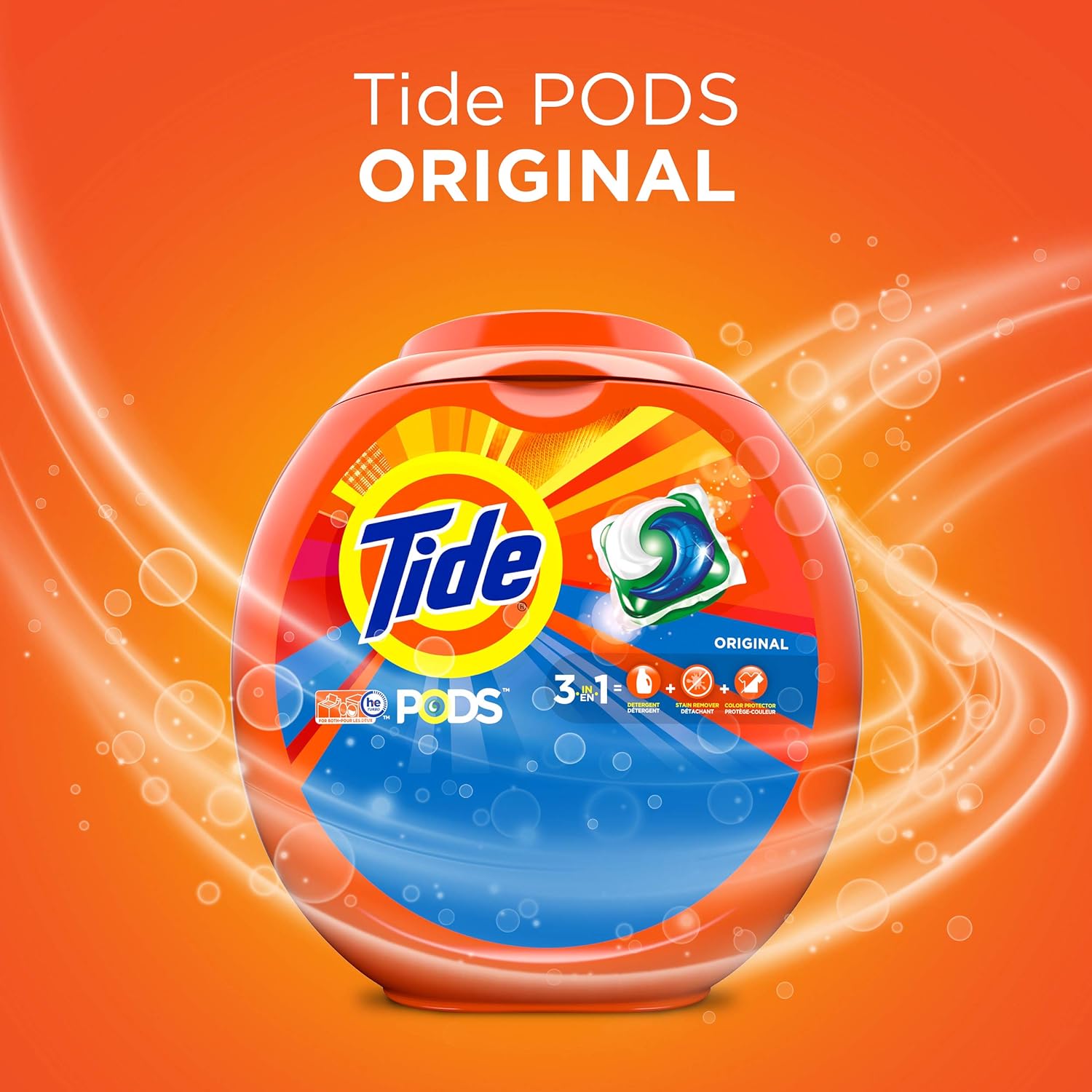 Tide Pods 3 in 1 Original, 42 Count