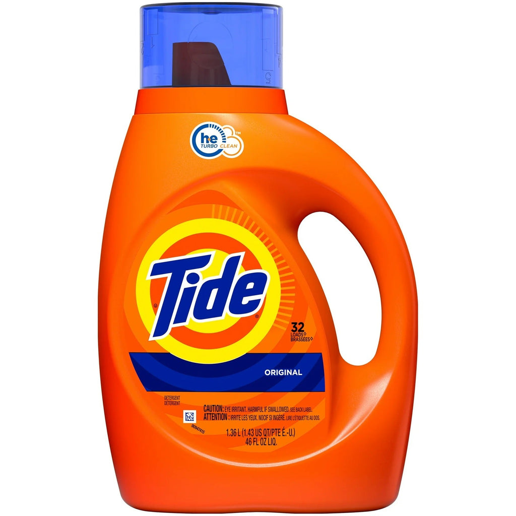 Tide Liquid Laundry Detergent, Original, 32 Loads, 46 Oz