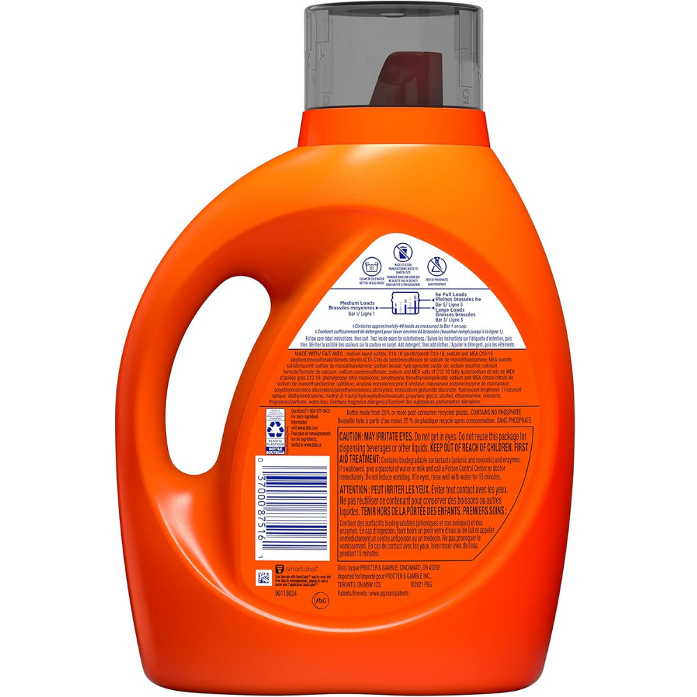 Tide Plus Febreze Sport Odor Defense Liquid Laundry Detergent Soap – 69 Oz