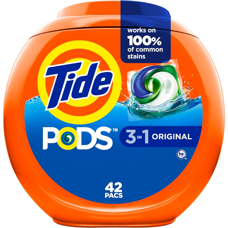 Tide Pods 3 in 1 Original, 42 Count