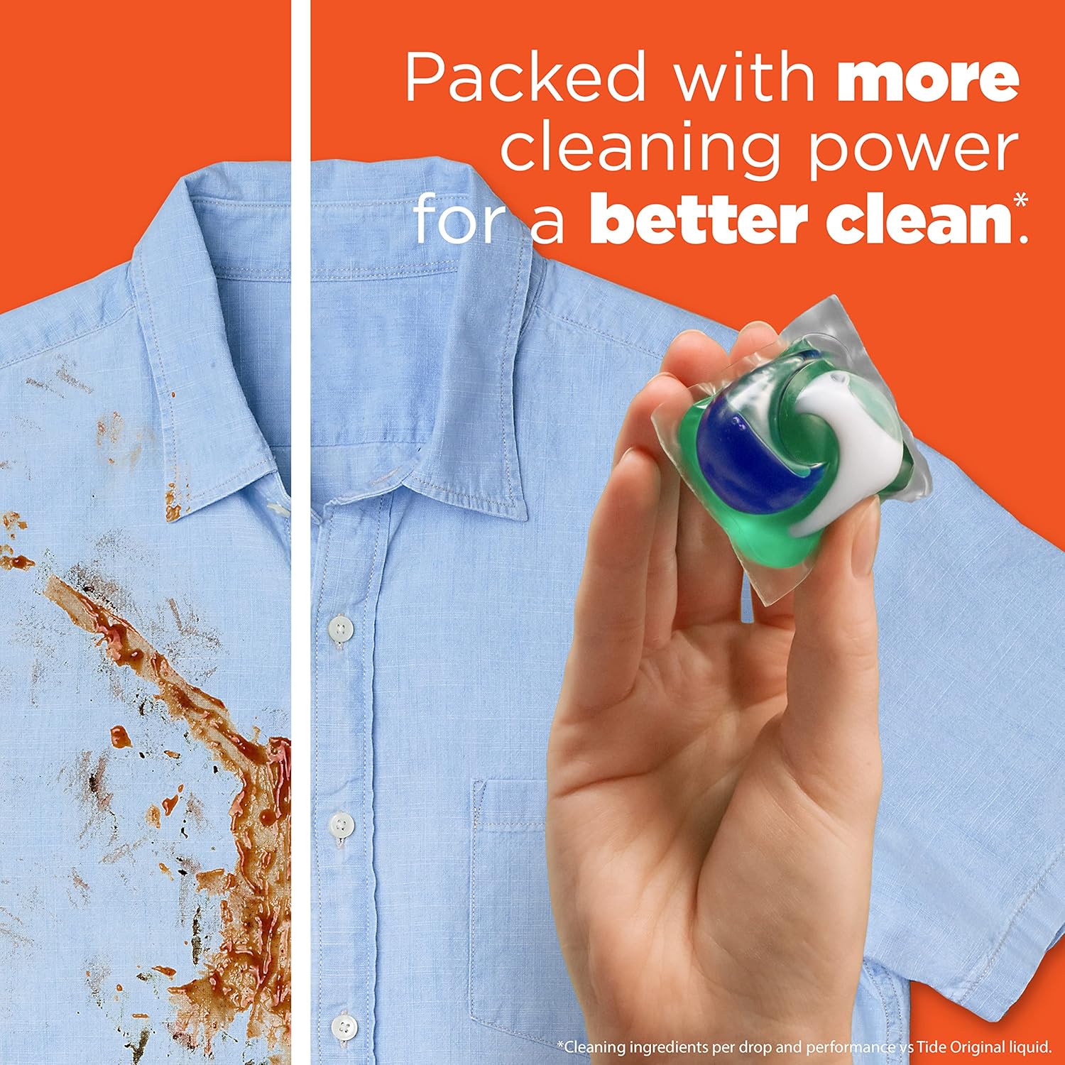 Tide Pods 3 in 1 Laundry Detergent Pacs, Spring Meadow Scent, 42 Count
