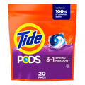 Tide Pods 3-in-1 Laundry Detergent, Spring Meadow Scent - 20 Pacs