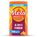 Metamucil 4-in-1 Fiber, Smooth Texture, Sugar-Free Powder, 114 Doses