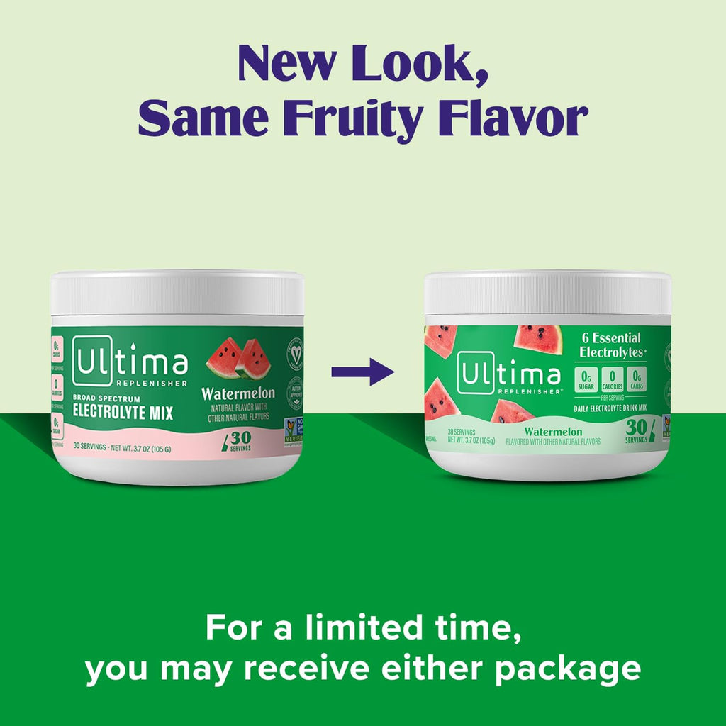 Ultima Replenisher Electrolyte Hydration Powder - Watermelon Flavour - 105g