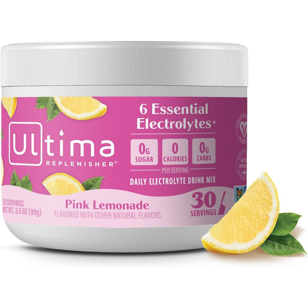 Ultima Replenisher Electrolyte Hydration Powder Mix - Pink Lemonade, 90g