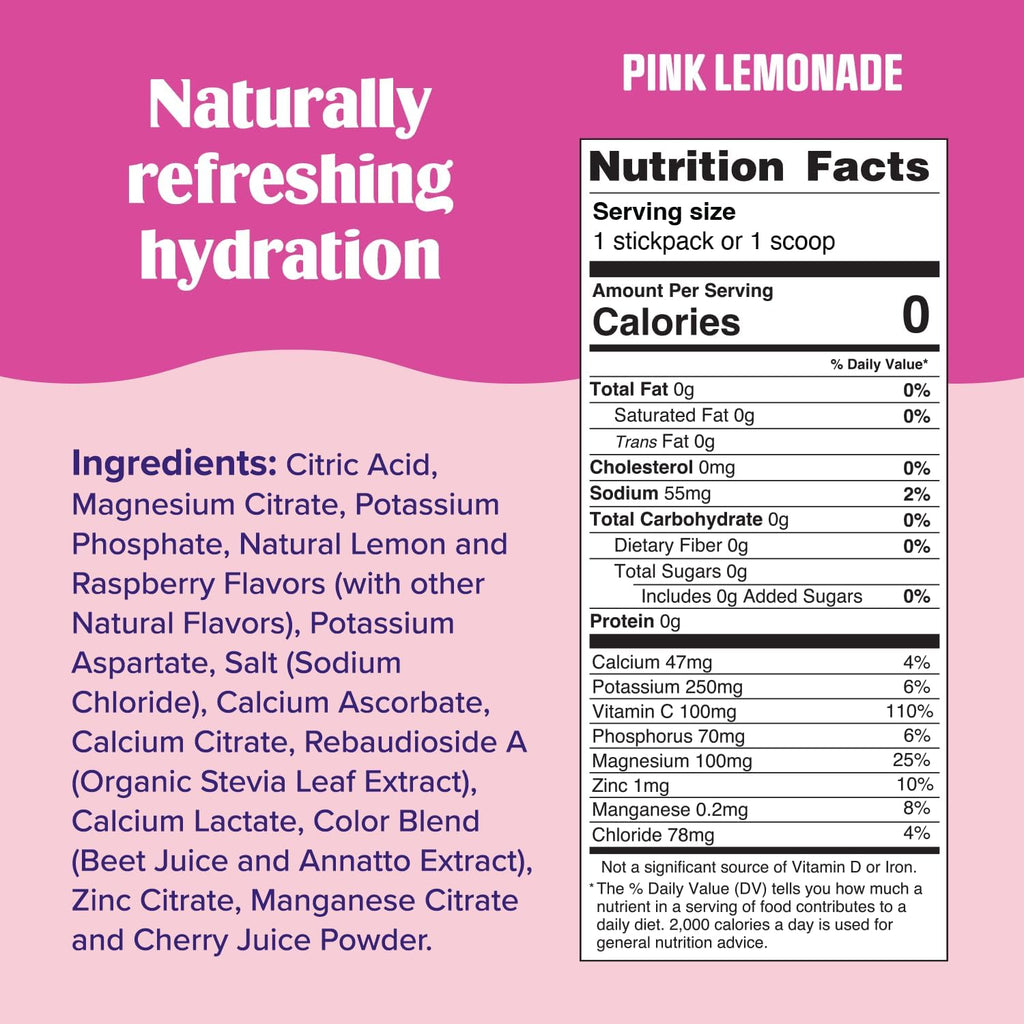 Ultima Replenisher Electrolyte Hydration Powder Mix - Pink Lemonade, 90g