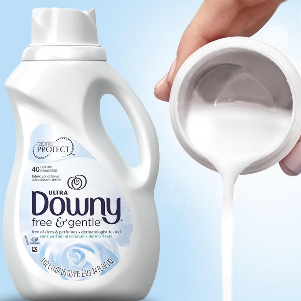 Ultra Downy Free & Gentle Fabric Softener, 34 Oz