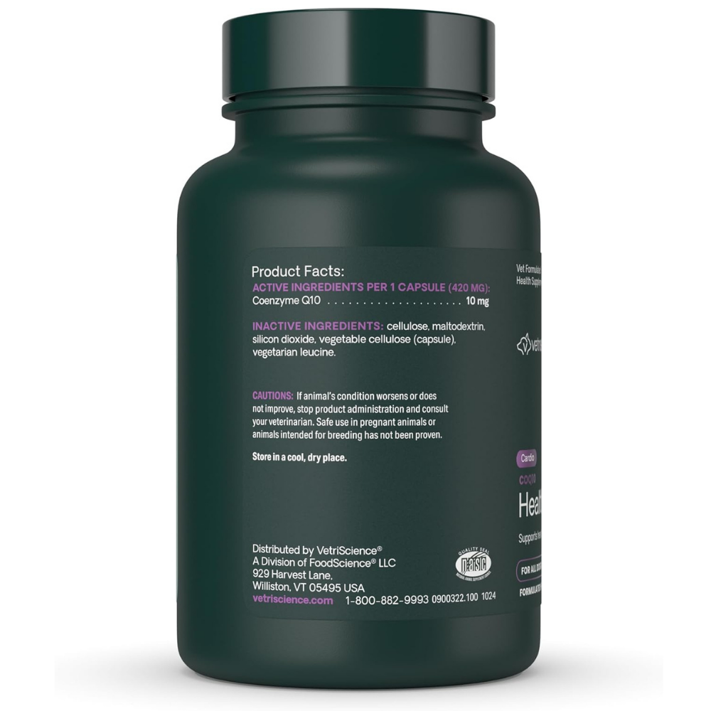 VetriScience Laboratories - Coenzyme Q10 10mg, 100 Capsules