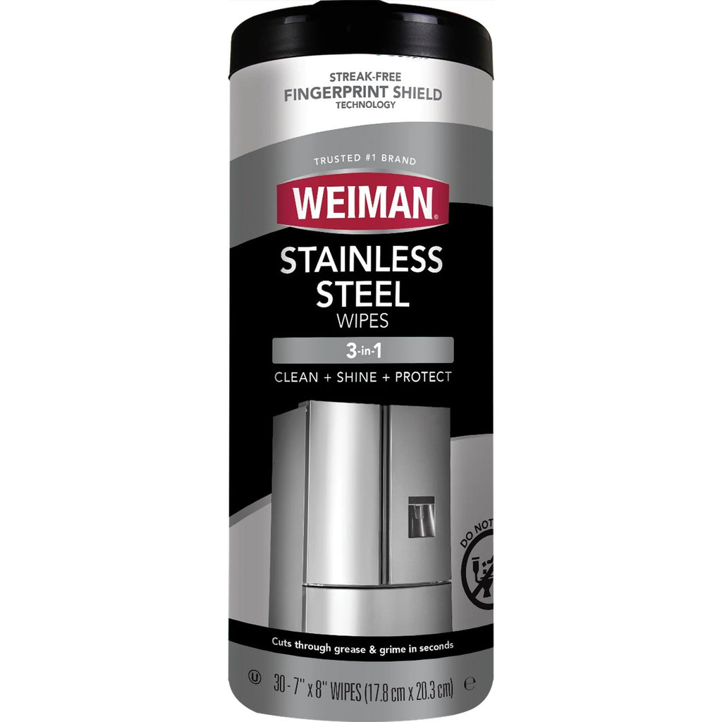 Weiman Stainless Steel Wipes, Pack of 30