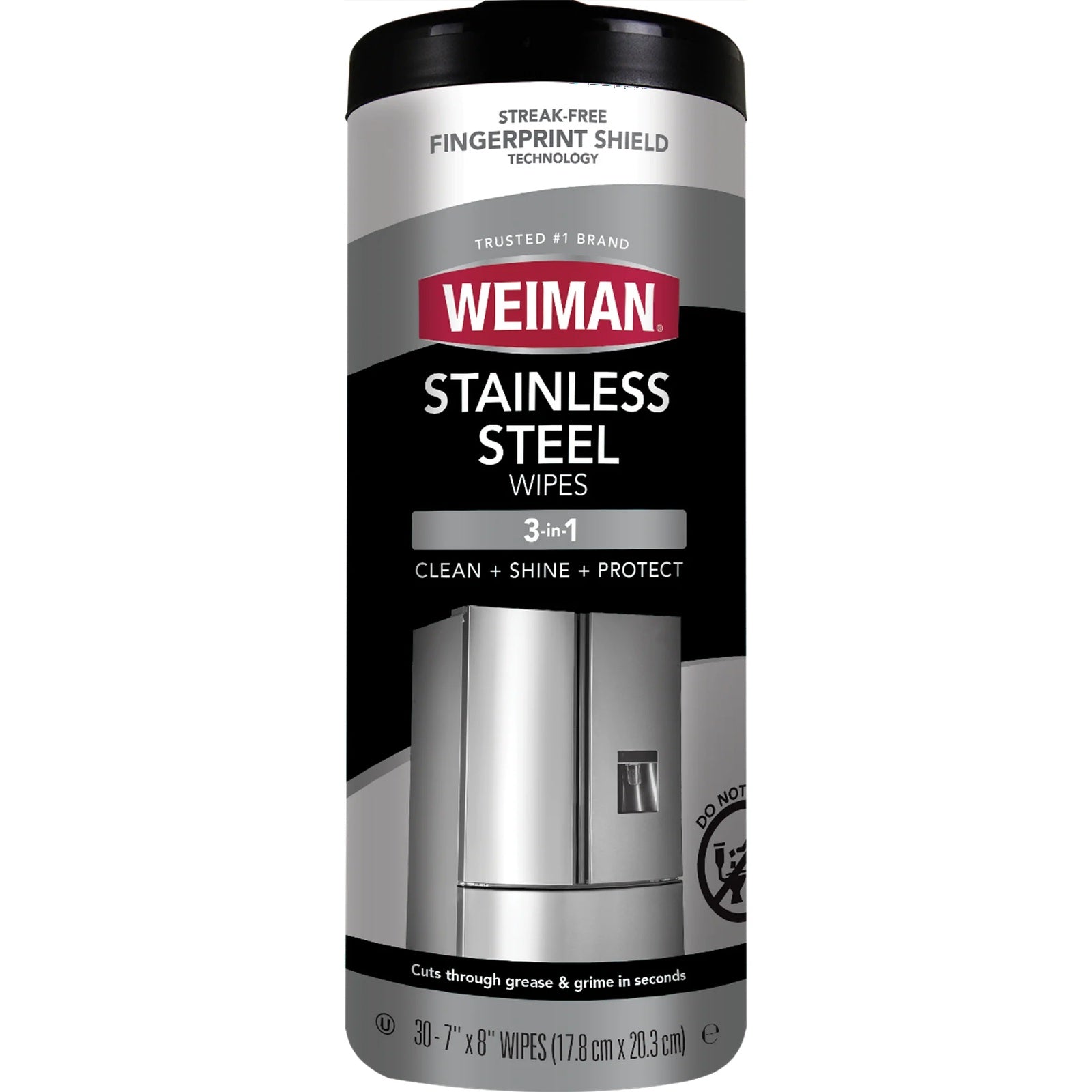 Weiman Stainless Steel Wipes, Pack of 30