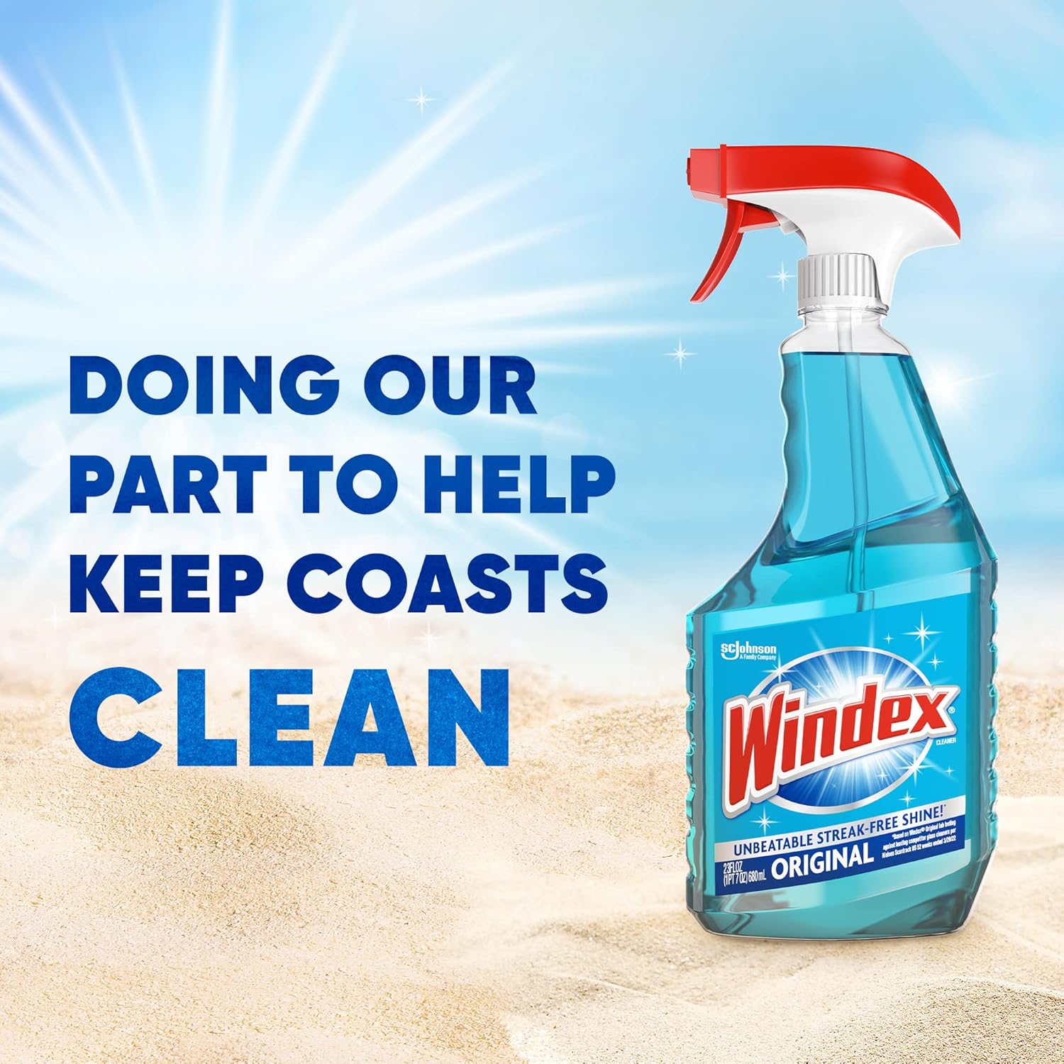 Windex Original Glass Cleaner, 23 Oz