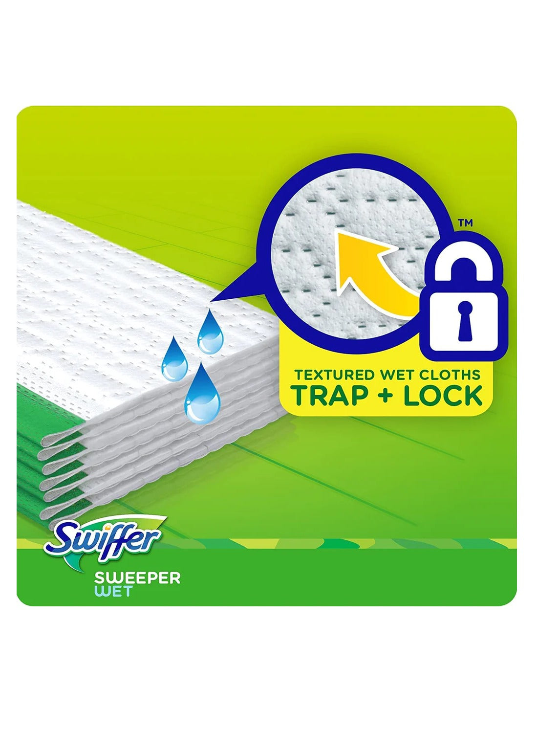 Swiffer Sweeper Wet Mopping Cloths With Fresh Scent- Refills