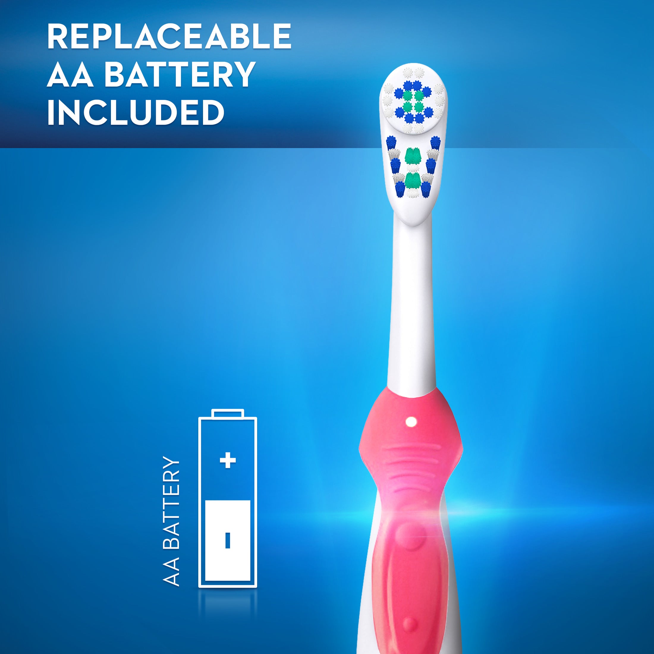 Oral-B Complete Deep Clean Battery Powered Electric Toothbrush, 1 Brush