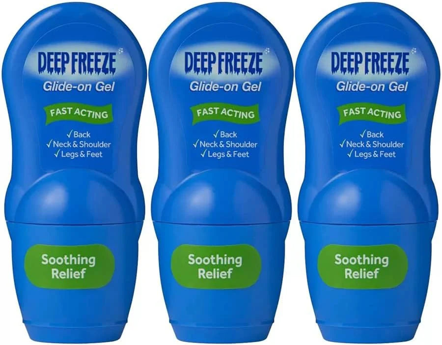 Deep Freeze Gel Glide-On – 3 Pack, 50 g