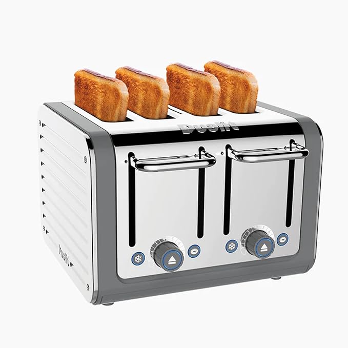 Dualit Architect 1.5L Kettle and 4 Slice Toaster Set Midnight Grey