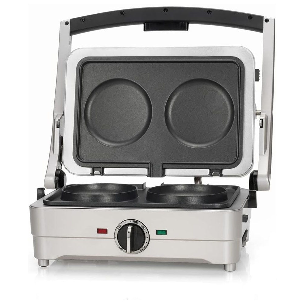 CUISINART 3 IN 1 Grill, Waffle & Omelette Maker, GRSM3E-Grey