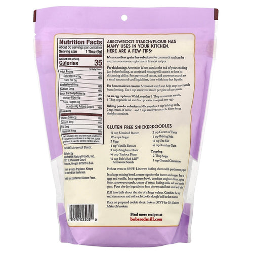 Bob’s Red Mill Arrowroot Starch Flour, 16 Oz (454g)