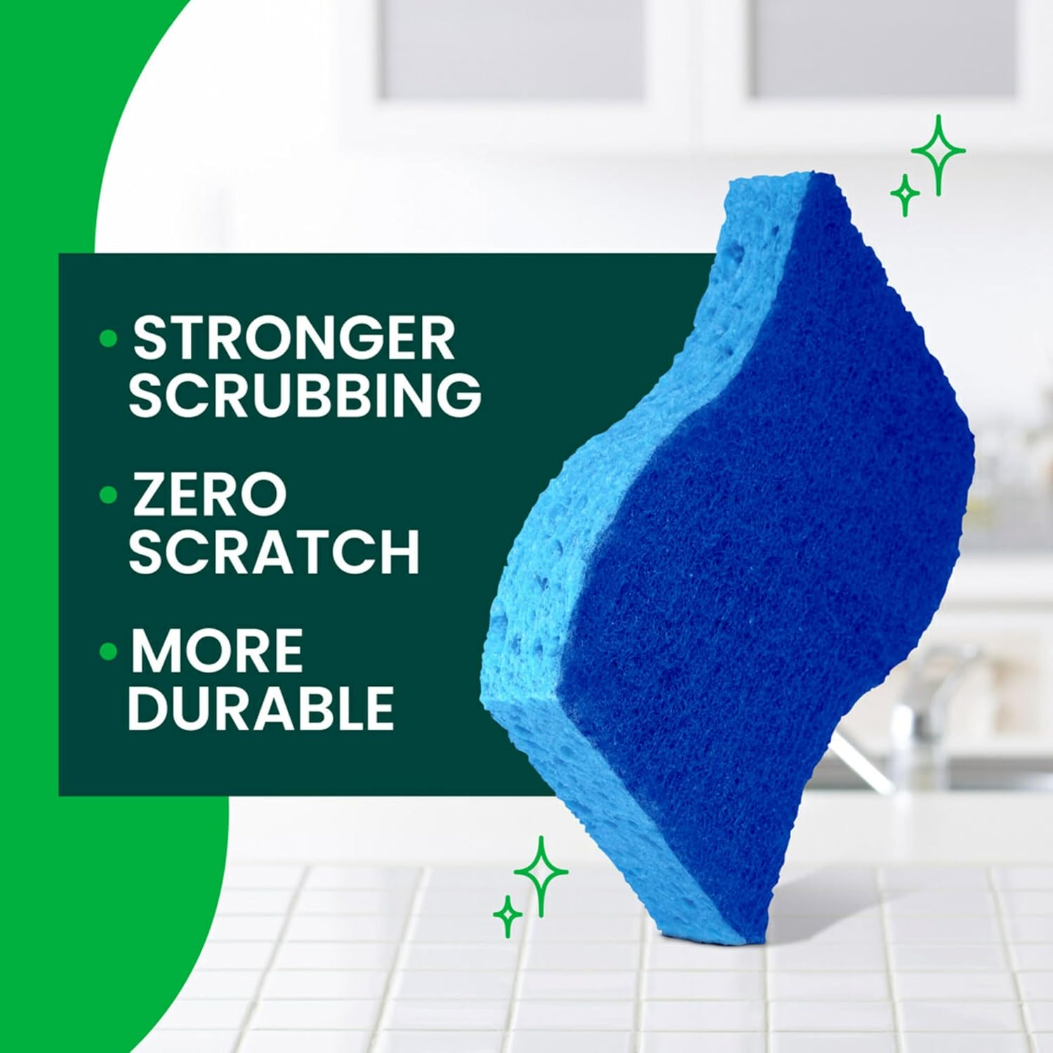 Scotch-Brite Zero Scratch Sponges – 2 Packs (6 Sponges Each)