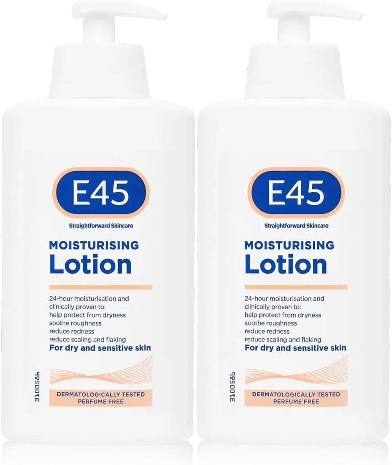 E45 Dermatological Moisturising Body Lotion for Dry Skin, 500ml