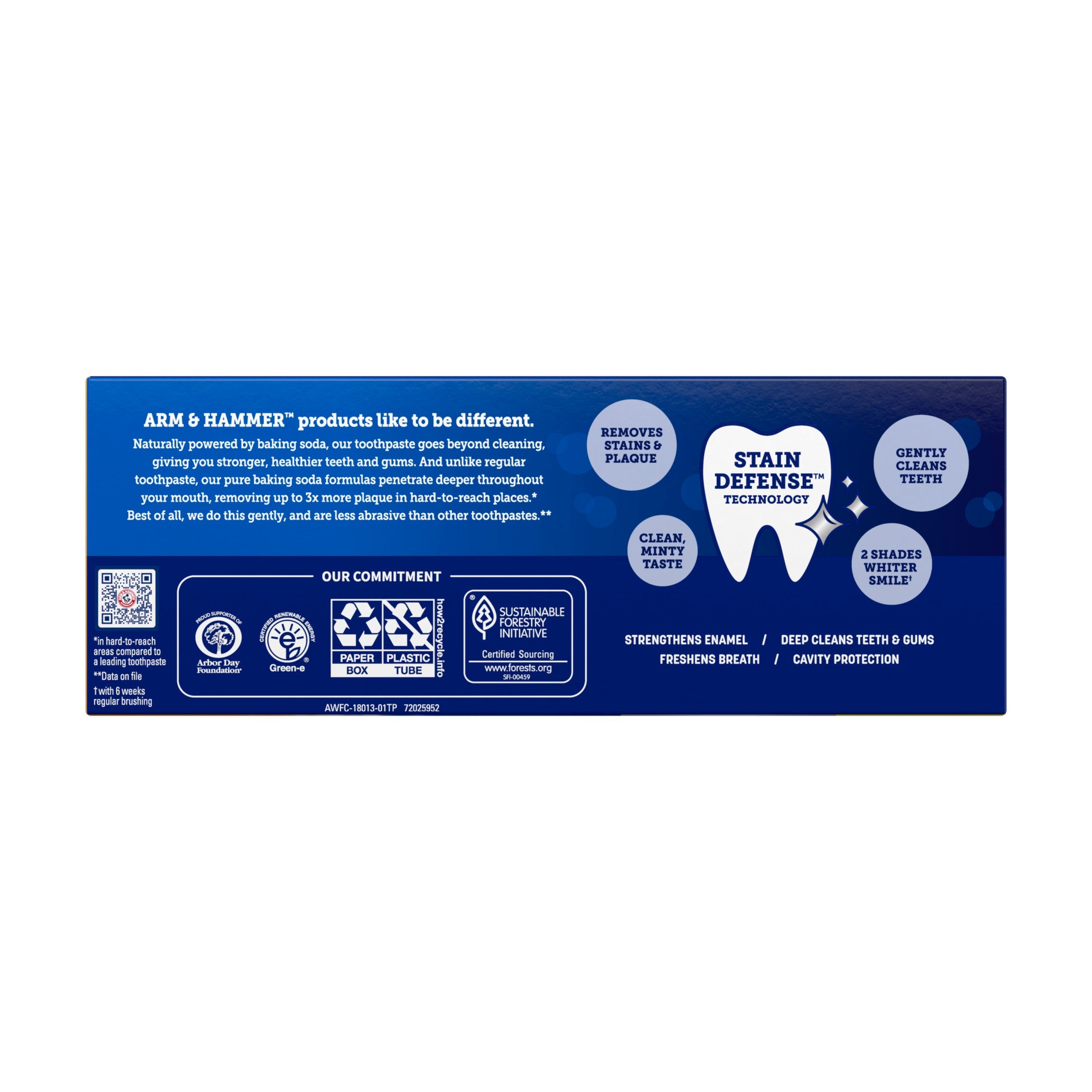 Arm & Hammer Advance White Extreme Whitening Toothpaste with Baking Soda | Pack of 2