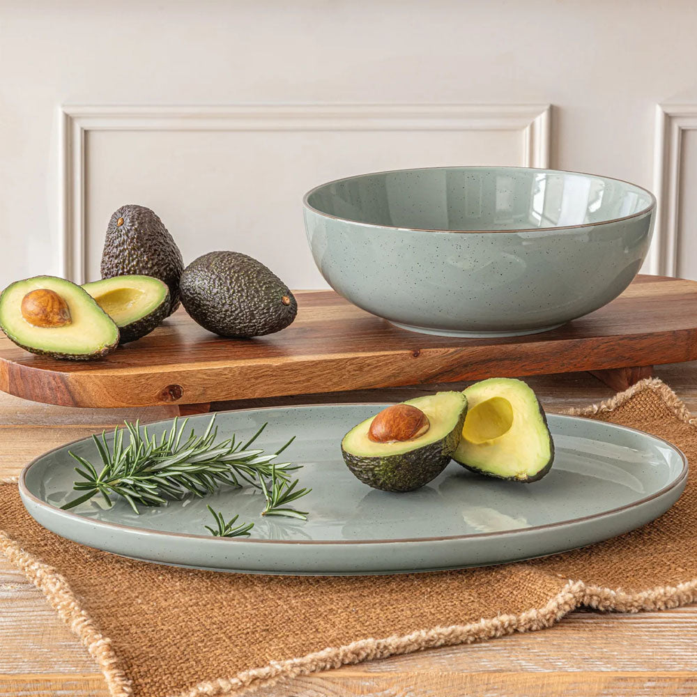 Over & Back Options Stoneware Serving Set, 2-piece