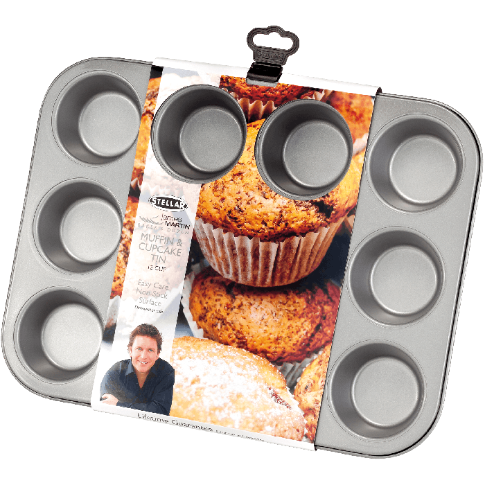 Stellar James Martin Bakers Collection 12 Cup Cupcake/Muffin Tin