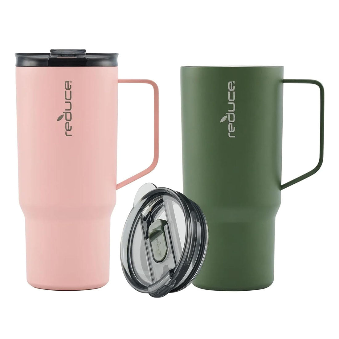 Reduce Hot1  Mug Vacuum Insulated Stainless Steel  710ml with Adjustable Flow Lid, 2 pack