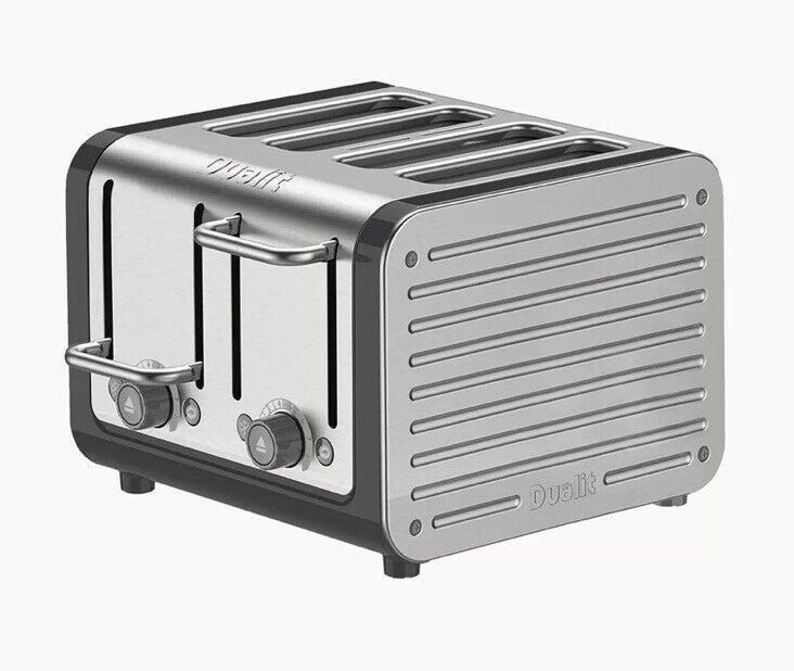 Dualit Architect 1.5L Kettle and 4 Slice Toaster Set Midnight Grey