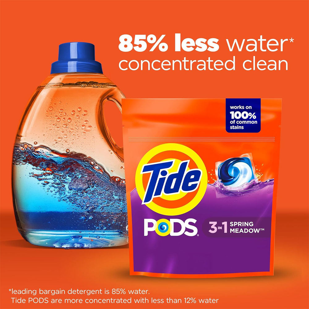 Tide Pods Liquid Detergent, Spring Meadow - 35 Count, 806 gm
