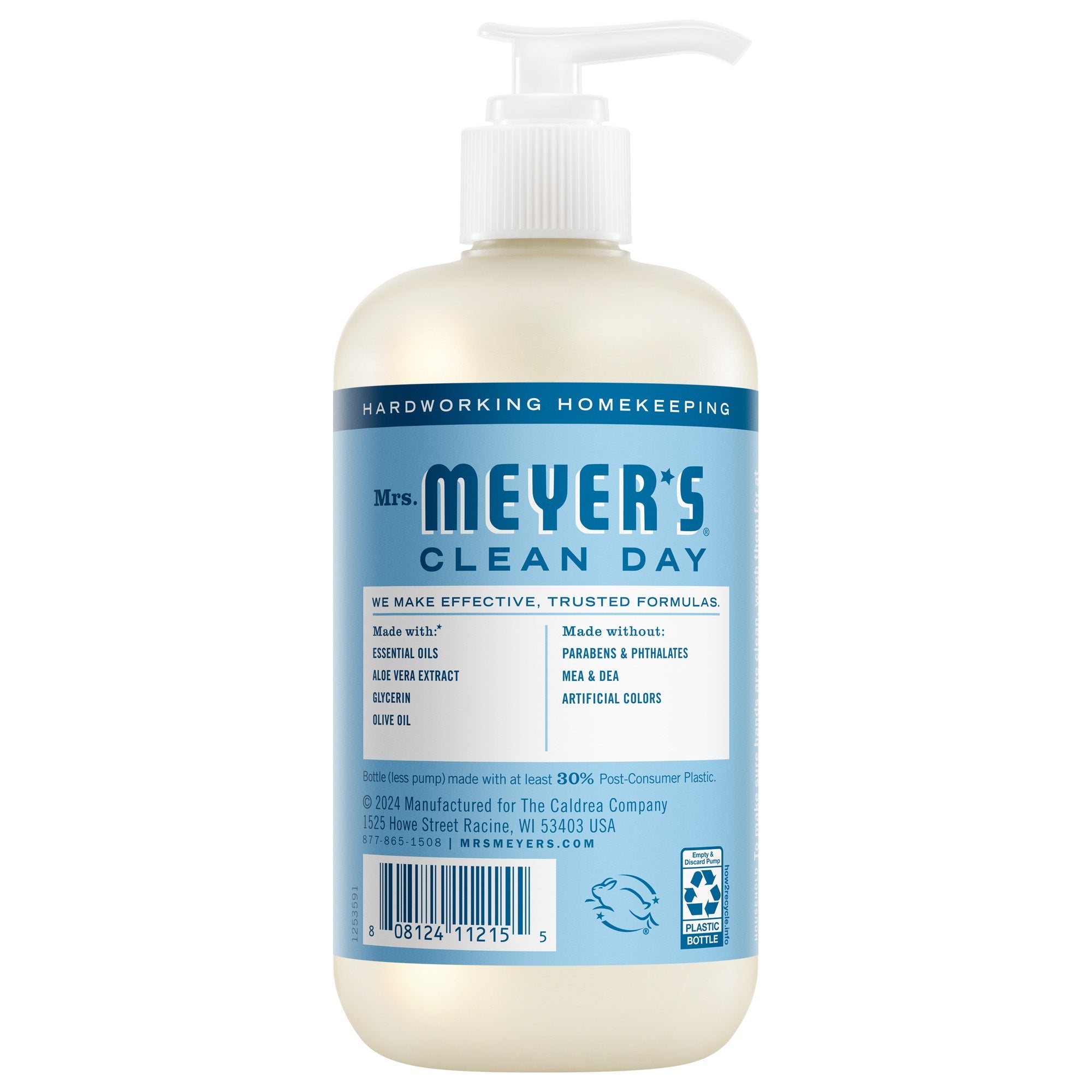 Mrs. Meyer's Clean Day Hand Soap, Rain Water, 12.5 Oz ( 370 ml)